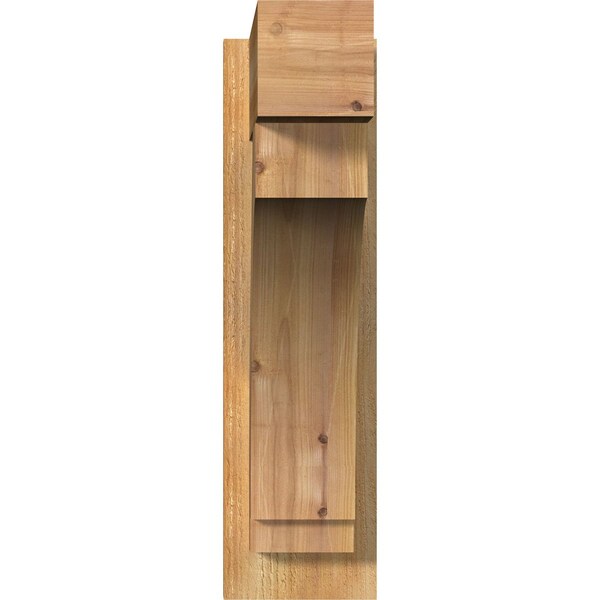 Imperial Block Rough Sawn Outlooker, Western Red Cedar, 6W X 18D X 22H